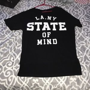 Black and white womens tshirt